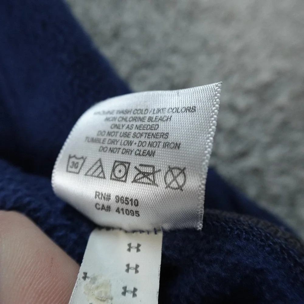 Under Armour Jacket Mens M Blue Full Zip Fleece Athletic‎ Outdoor Athletic Coat